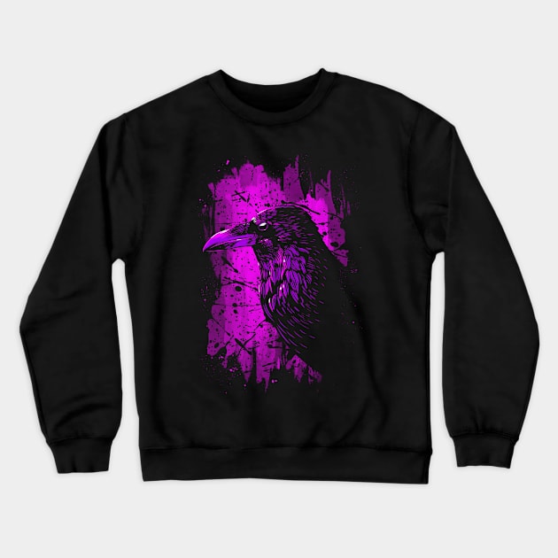 Stain Crow Crewneck Sweatshirt by albertocubatas